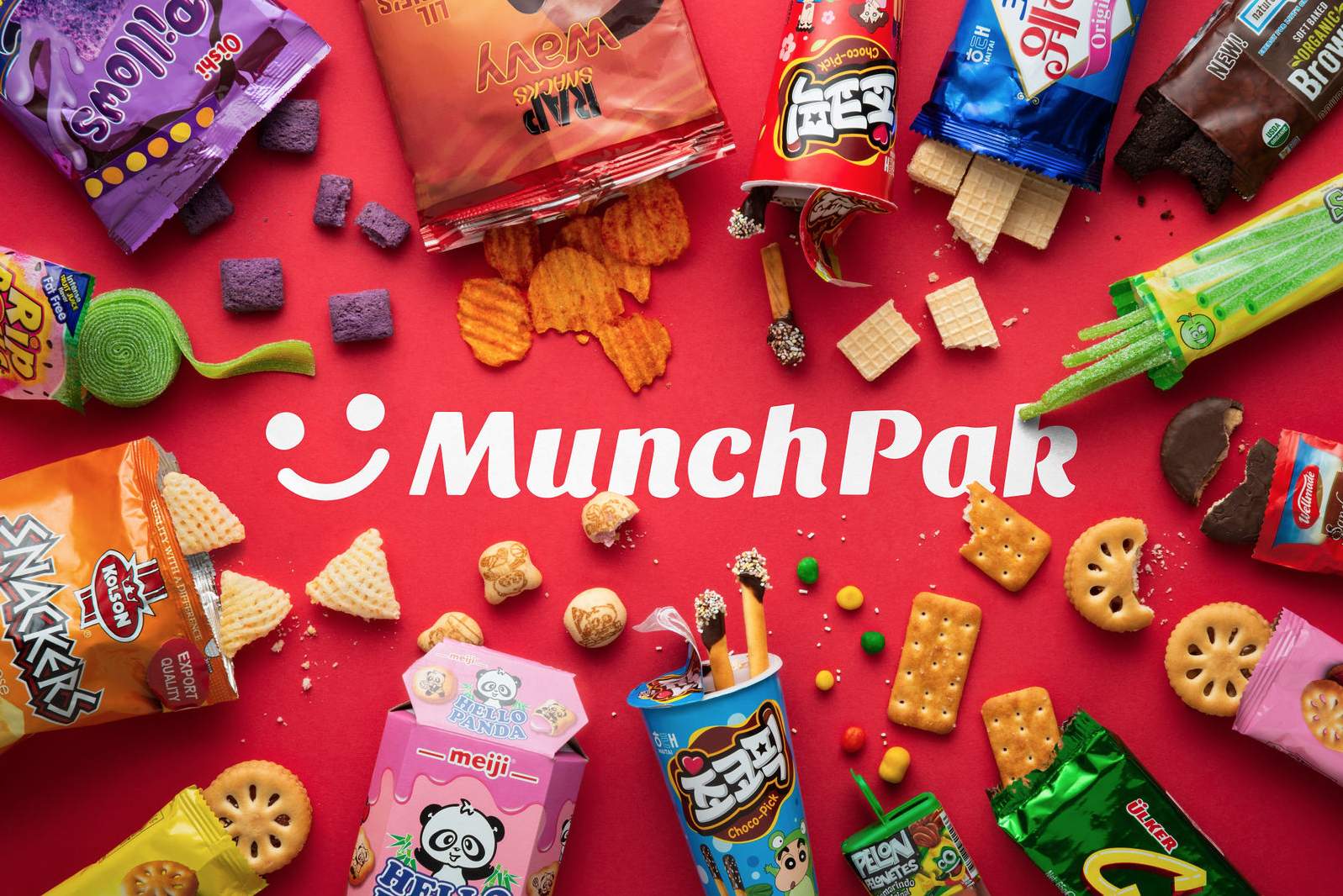 Amerikansk slik med MunchPak Munchbox -