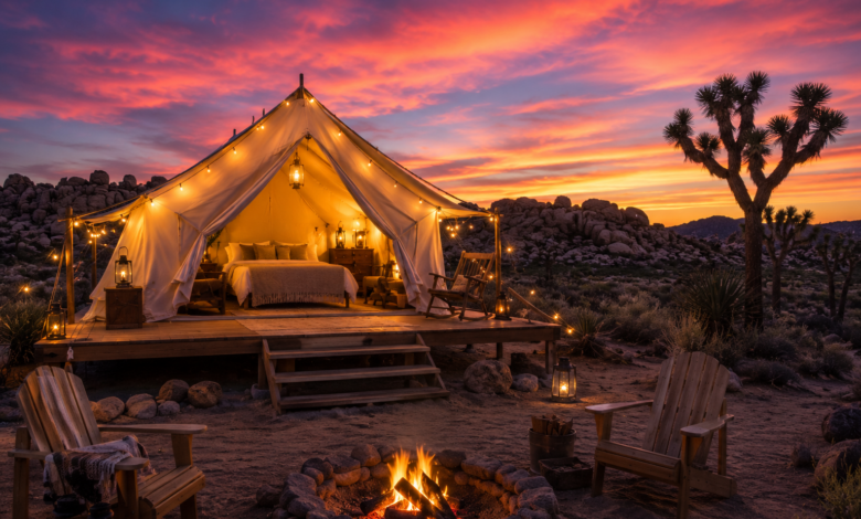 Glamping Sunset